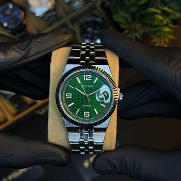 Bestwin | Green Dial | Stainless Steel