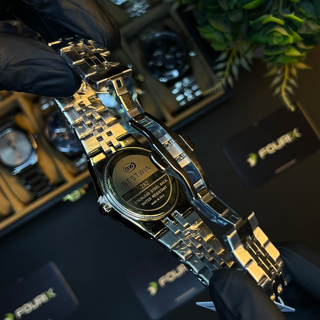 Bestwin | Green Dial | Stainless Steel