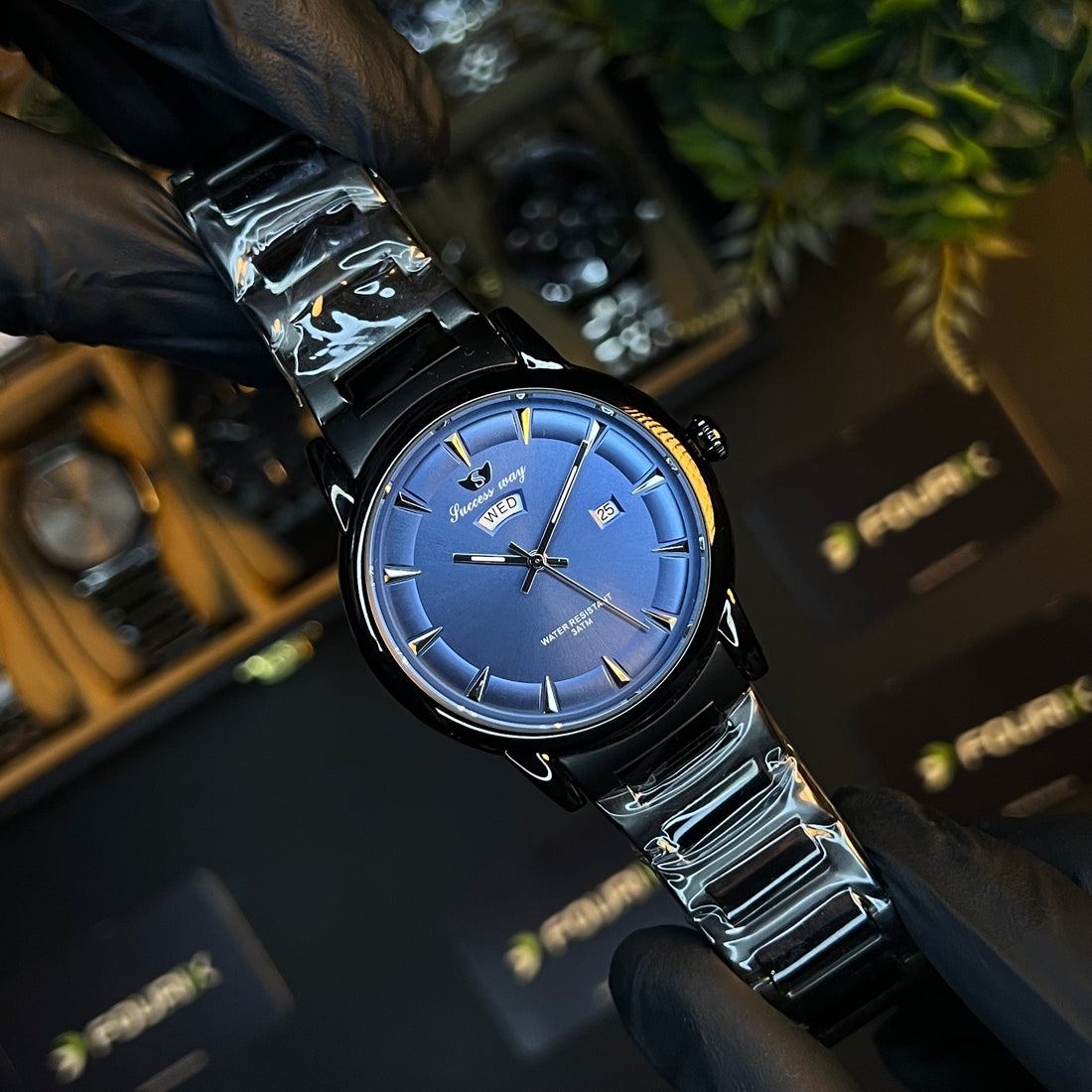 Success Way | Blue Dial | Water Resistance