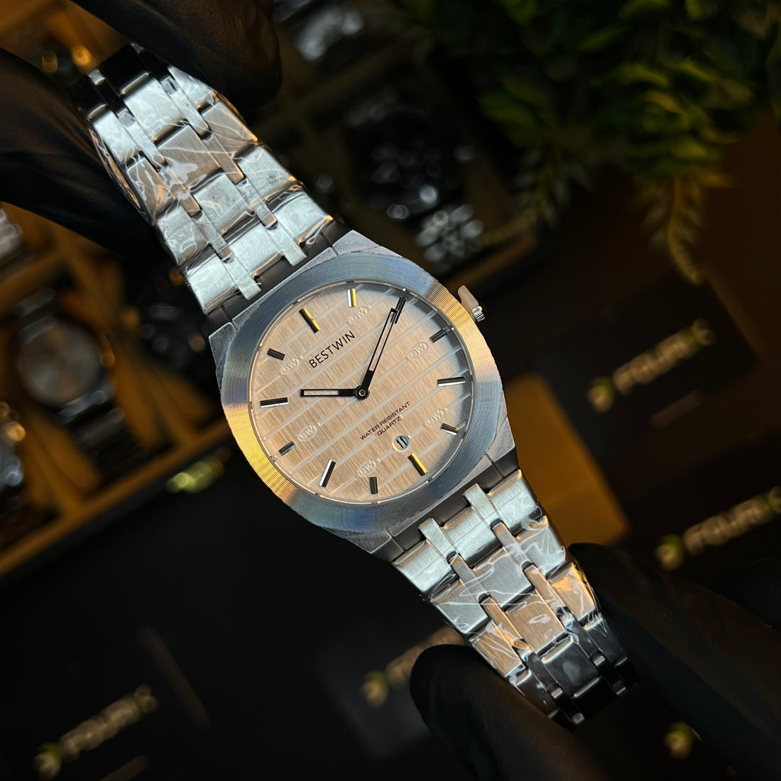 Bestwin Men's  Series | Bazel Watch | Stainless Steel⏱️✨