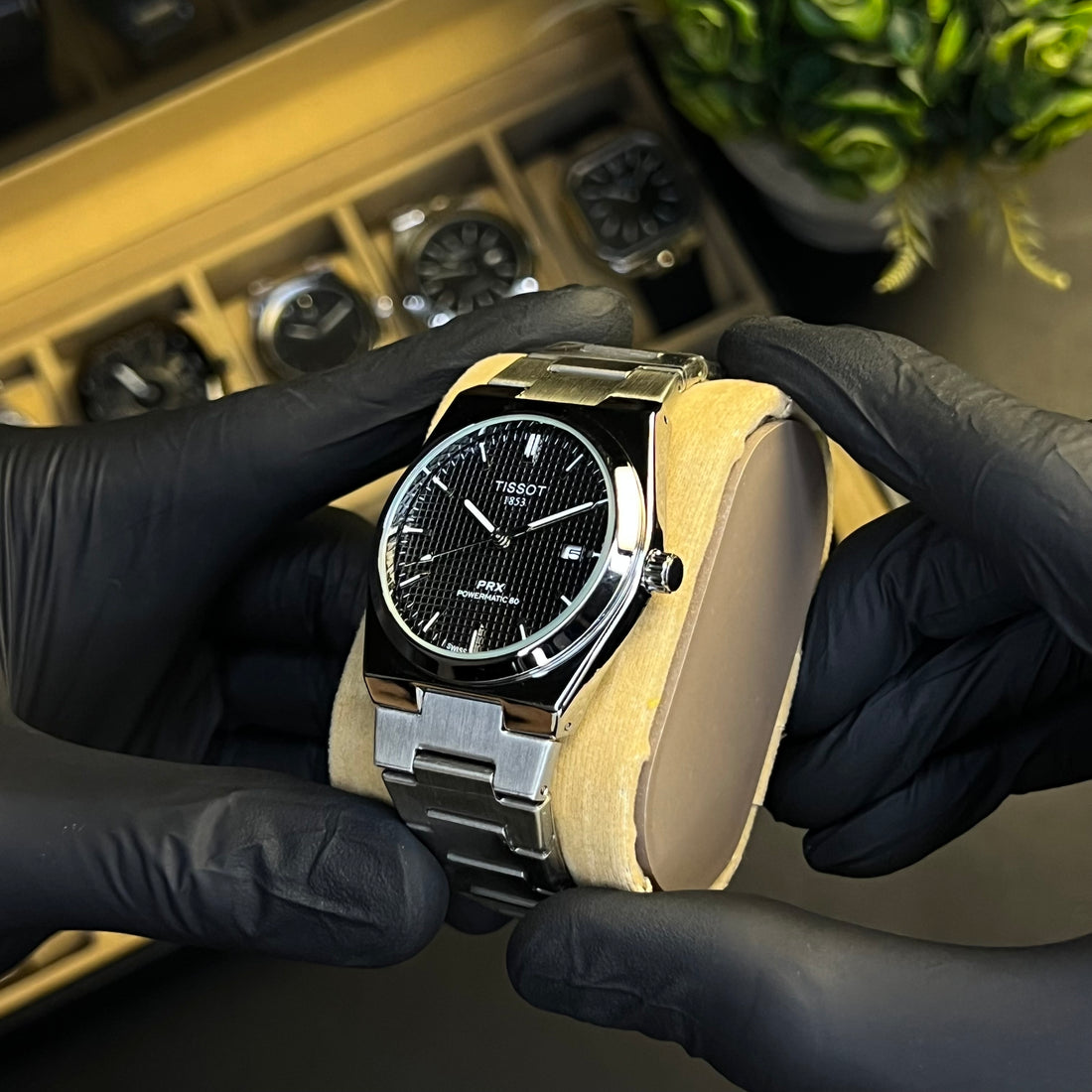 Tissot 1853 | Black Dial | Stainless Steel |  Premium Edition